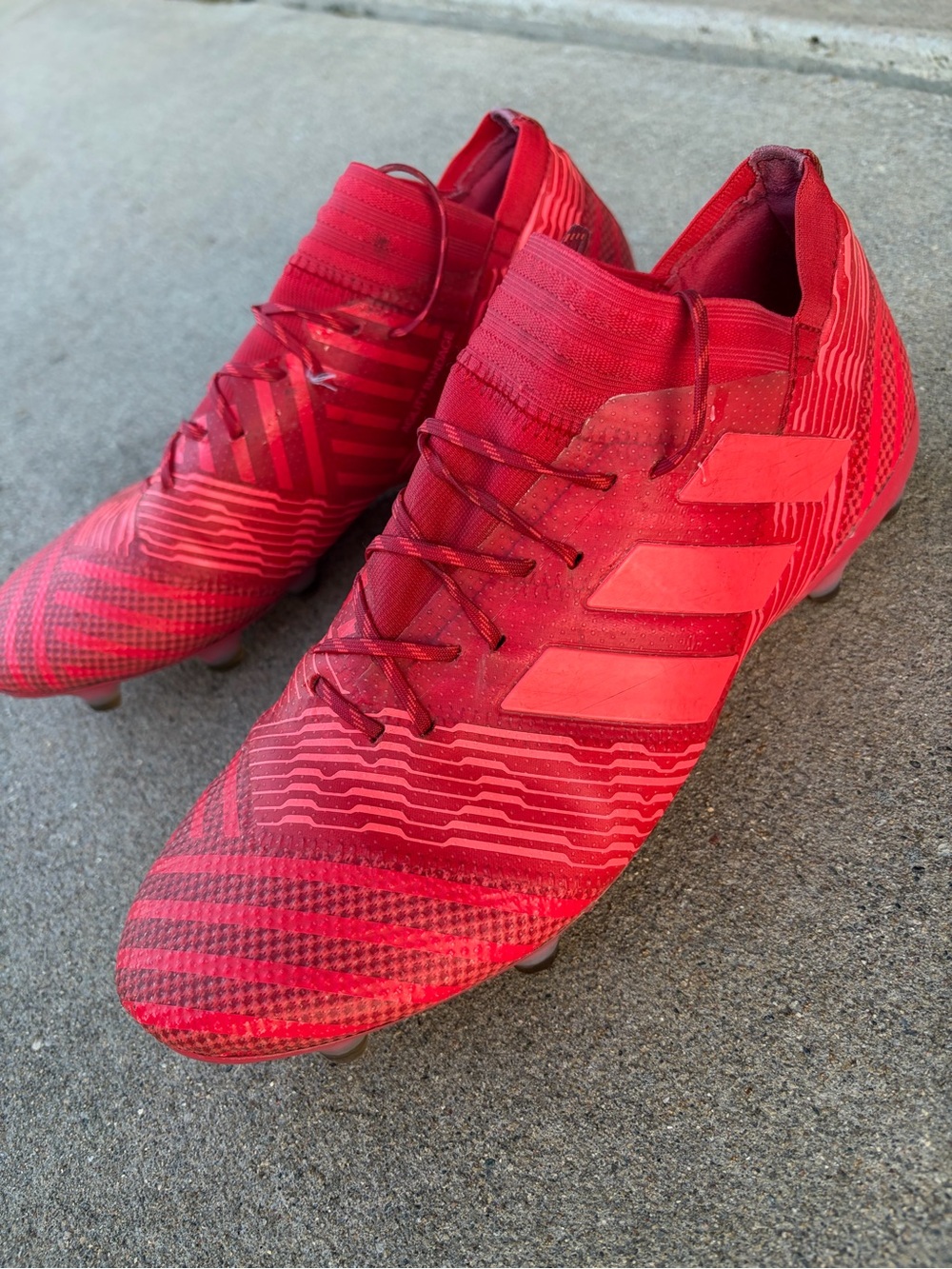 Adidas Red Soccer Cleats